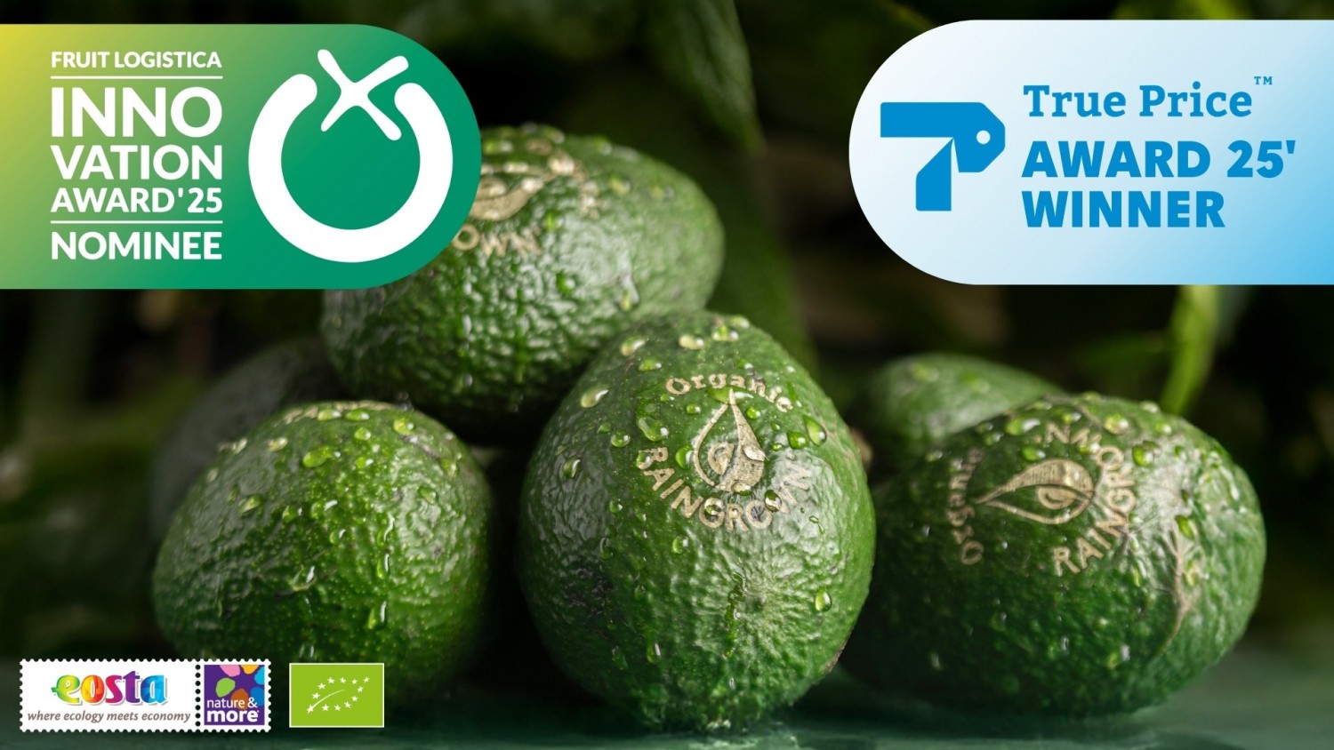 Awards Organic Raingrown Avocado Eosta
